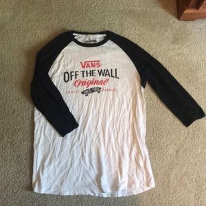 Vans Off The Wall Baseball Tee